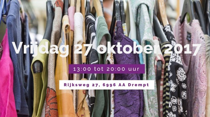 Dameskledingbeurs Drempt op 27 oktober 2017