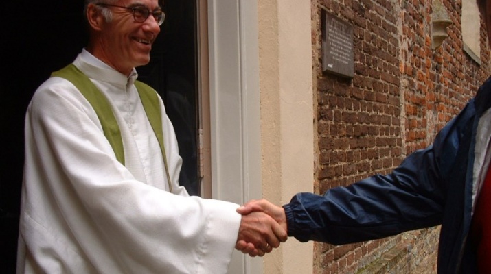 Dominee Dirk Engelage van de Protestantse Gemeente Drempt en Oldenkeppel