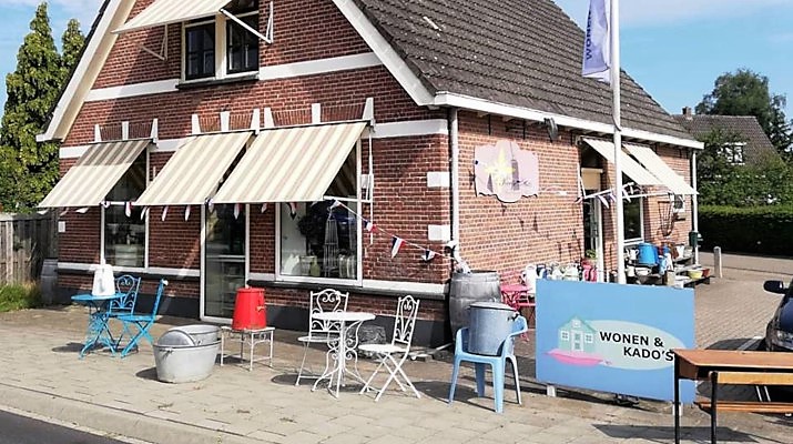 Het winkelpand van Keetje Knus aan de Rijksweg 15 in Drempt