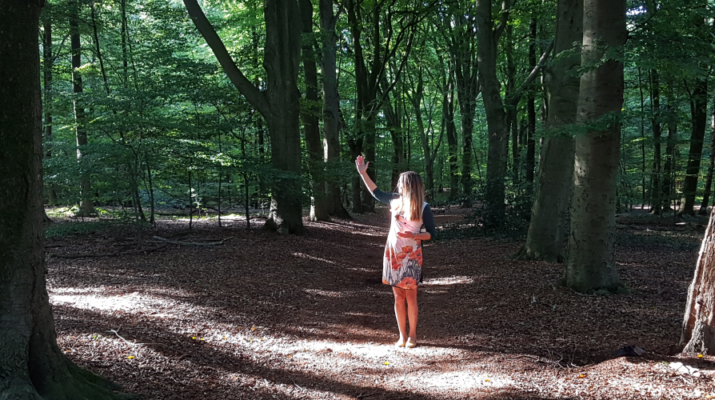 Jacqueline Wolvetang is één van de docenten van de workshop bosbaden