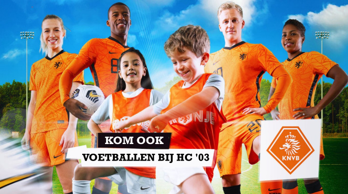 voetballers in oranje