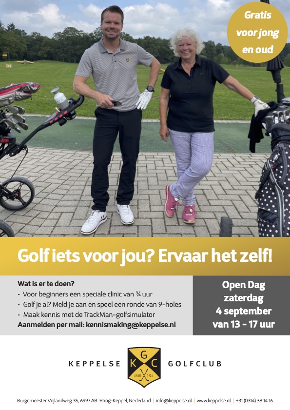 flyer open dag Keppelse Golfclub