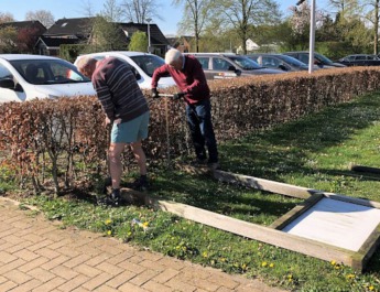 Wandelpaden Drempt weer piekfijn! onderhoud wandelpaden Drempt